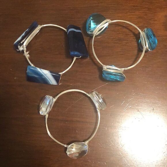 Stoned bundle of bangles - Picture 4 of 4